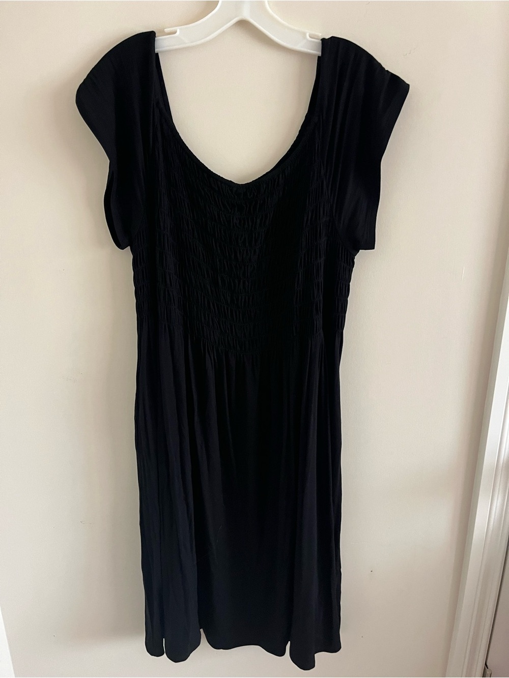Lane Bryant off the shoulder black dress